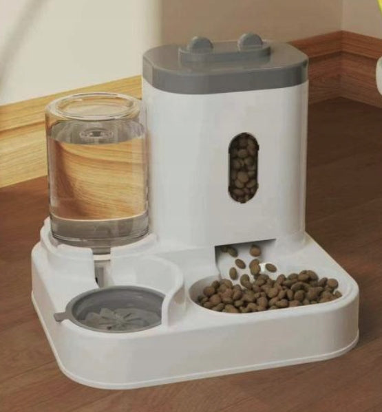 2in1 AUTOMATIC FOOD AND WATER FEEDER DOUBLE CAT DOG BOWL DISPENSER Manufacturer code RE-1197