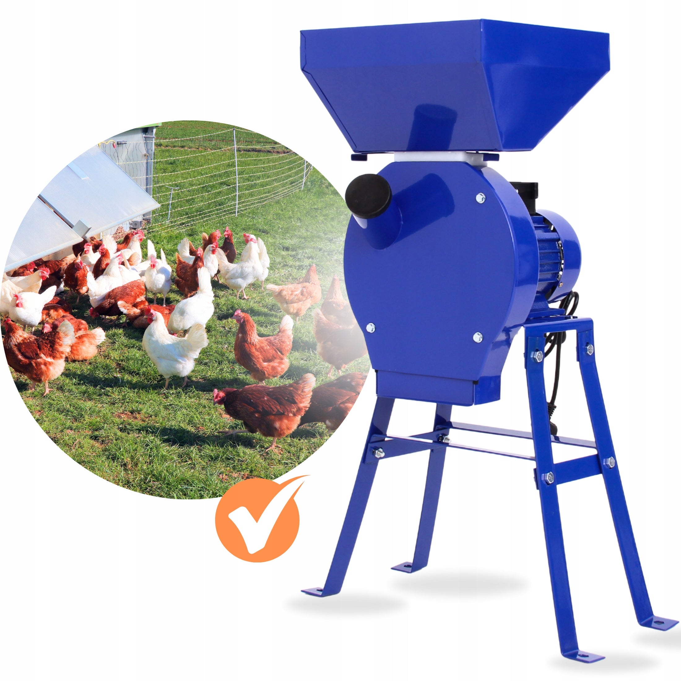 2in1 Beater SHOT BLASTER Stand + Shredder GRINDER Electr 220V 4 Sieves Legs Manufacturer code GACH-ML-1.1B