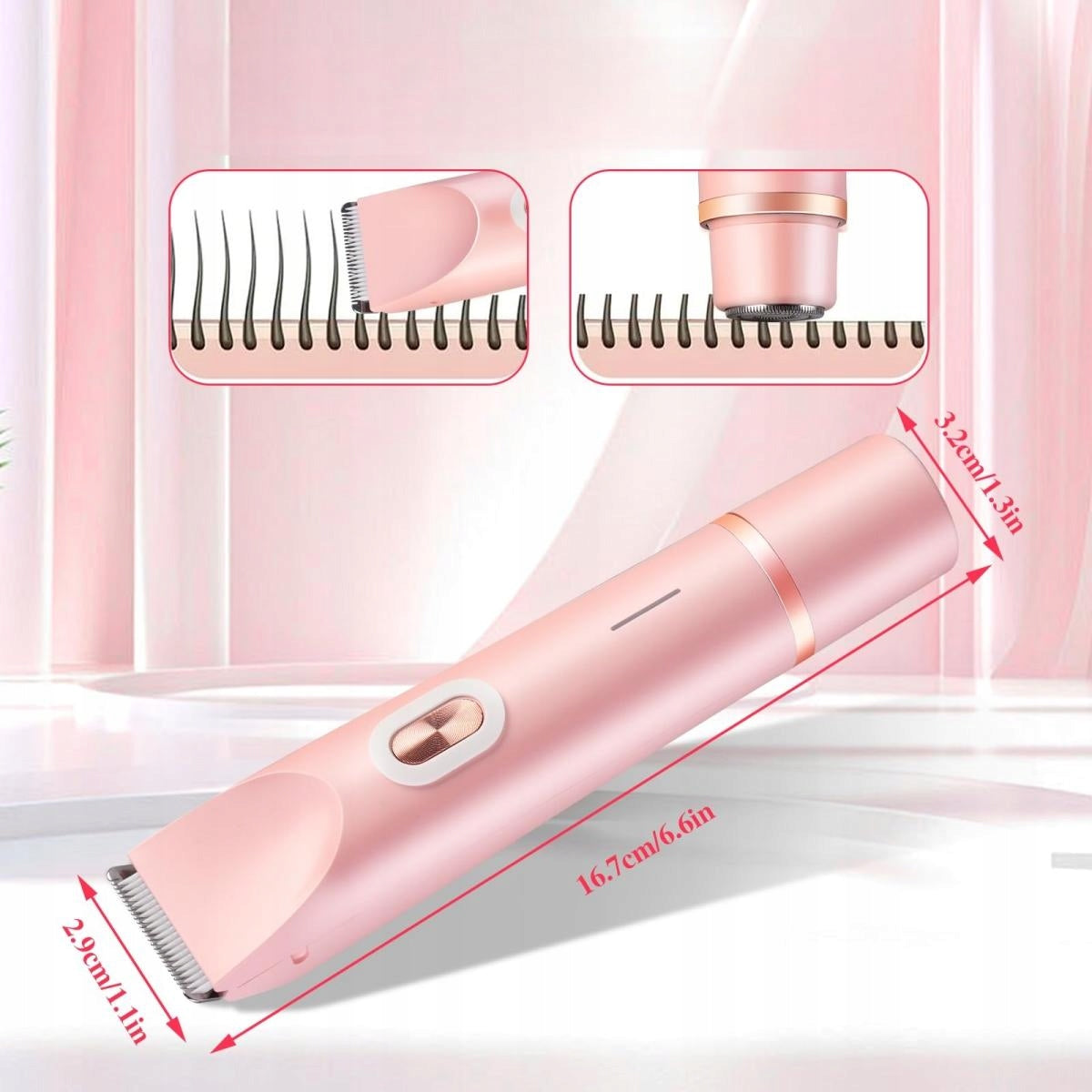 2in1 Bikini Trimmer for Women for Intimate Areas, Electric Shaver Packaging status original