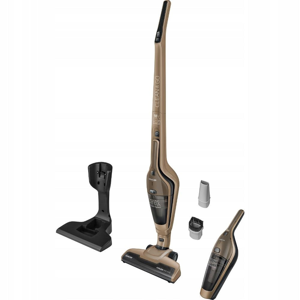 2in1 Cordless Upright Vacuum Cleaner Sencor SVC 8618GD HEPA 18V 100W LED