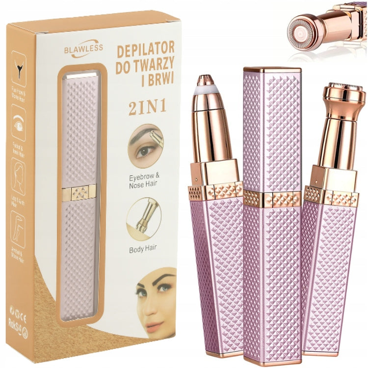 2in1 EYEBROW FACE EPILATOR TRIMMER FOR WOMEN BIKINI SHAVER MIN