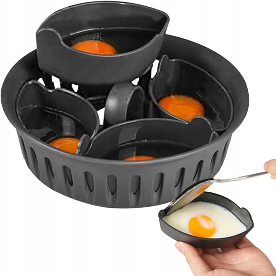 2in1 Egg Cooker for Thermomix TM5 TM6 TM31 Cartridge for 6 Eggs and 4 in T-Shirt