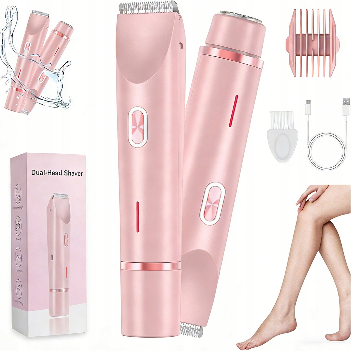 2in1 Electric Shaving Machine For Women UP TO INTIMATE EYEBROWS