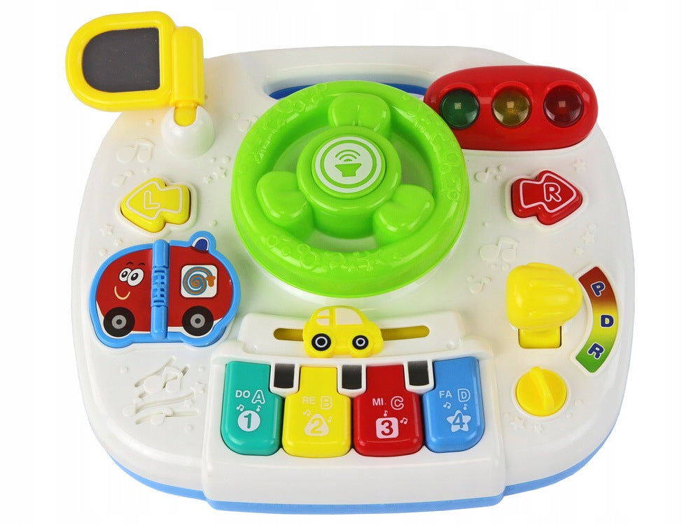 2in1 Interactive Educational Table with Steering Wheel for Toddlers Product weight with unit packaging 1.7 kg