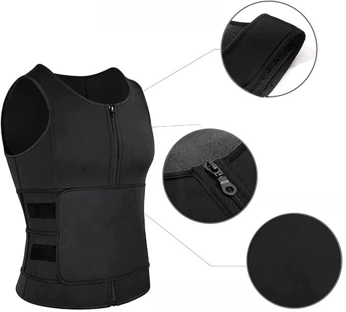 2in1 Men's Neoprene S Belt Vest | Strong Sauna on Belly Slimming Manufacturer code B09337XV7S