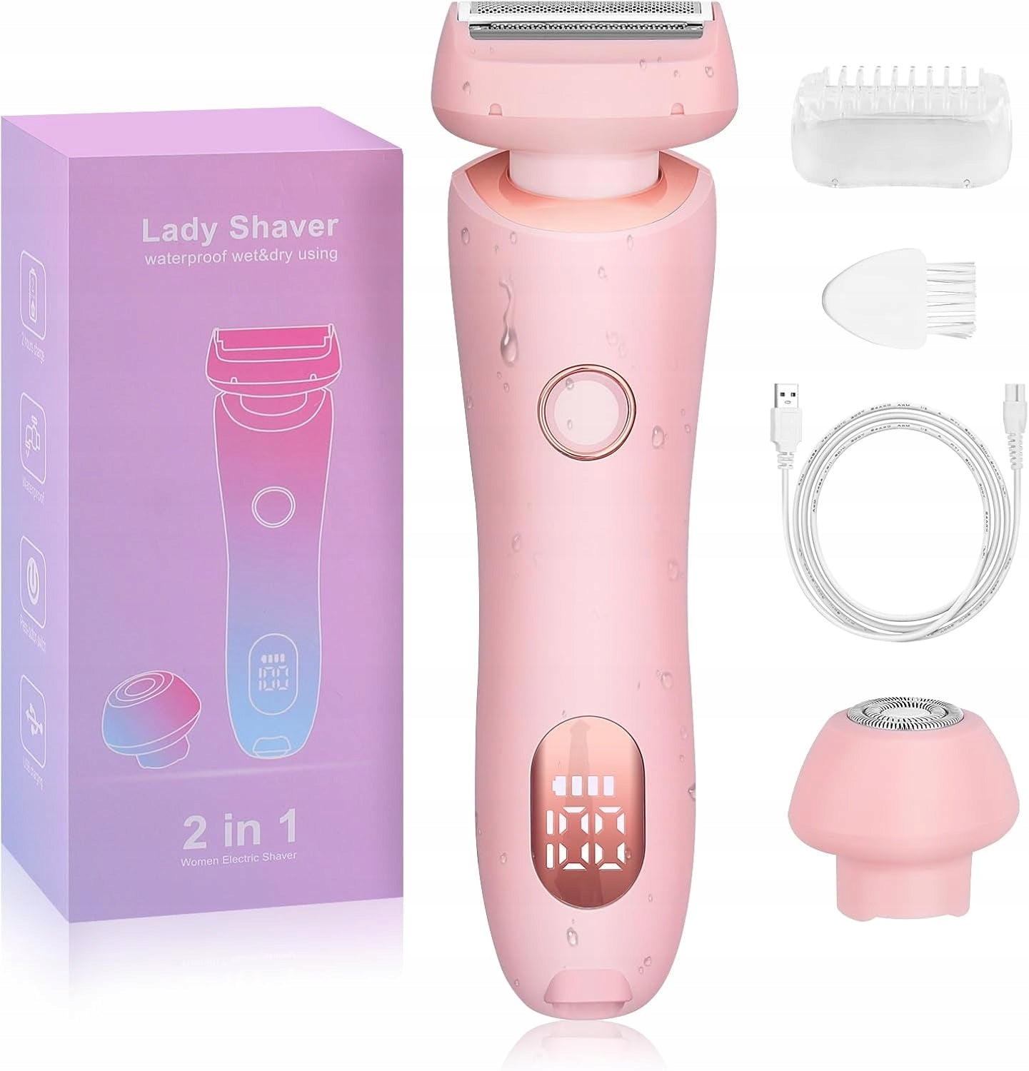 2in1 Shav Shaver Women's Shaving Machine for Women Body Epilator