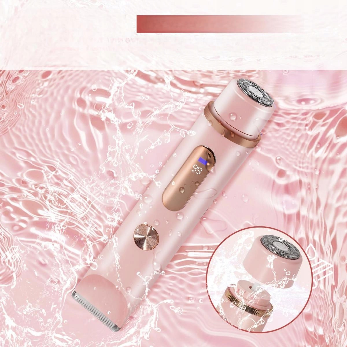 2in1 Shaver for Women for Intimate Places BIKINI TRIMMER Type hybrid