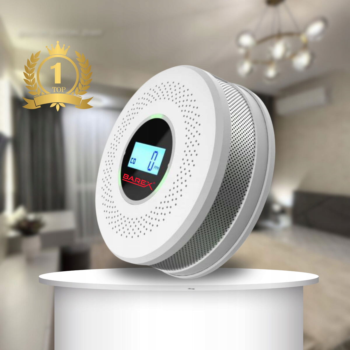 2in1 Smoke and Carbon Monoxide Detector with LCD Display Manufacturer code Czujnik dymu i tlenku węgla