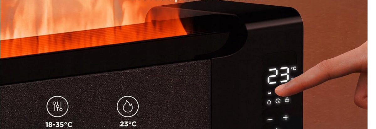 2in1 Stylish Comfort Heater and Humidifier with Flame Effect EAN (GTIN) 5907153688022