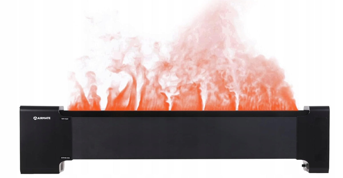 2in1 Stylish Comfort Heater and Humidifier with Flame Effect