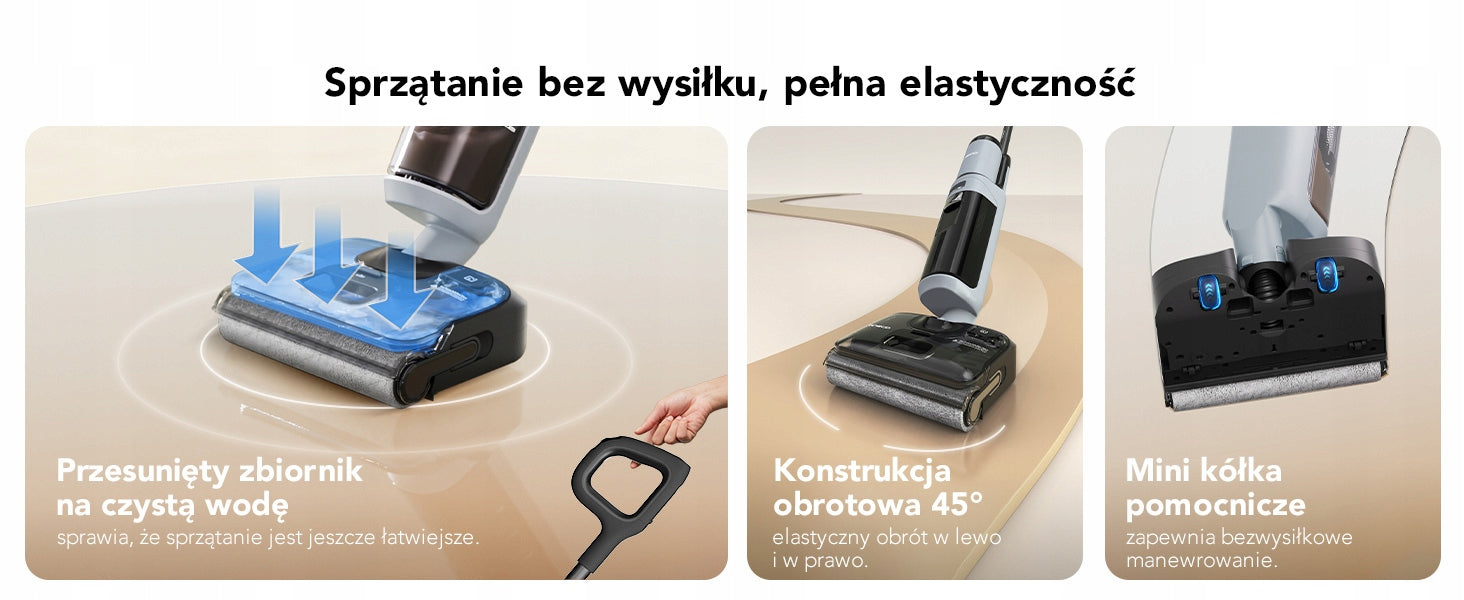 2in1 Vertical Cleaner Tineco Floor One i5 Stretch Plus Dominant color gray