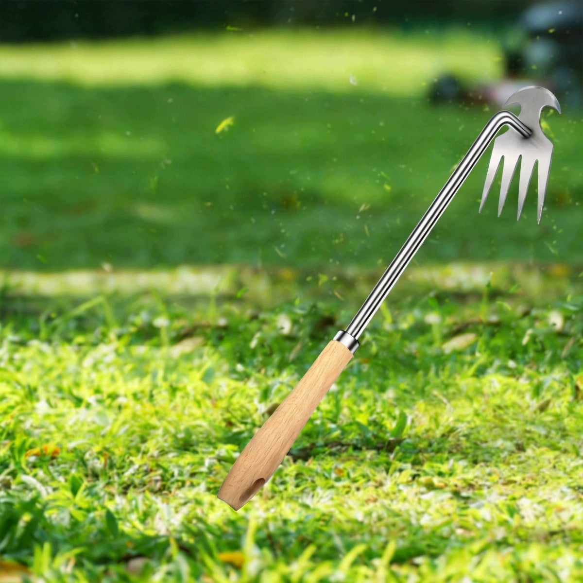 2in1 Weed Removal and Soil Removal Tool 4-Tooth Squeegee Brand no brand