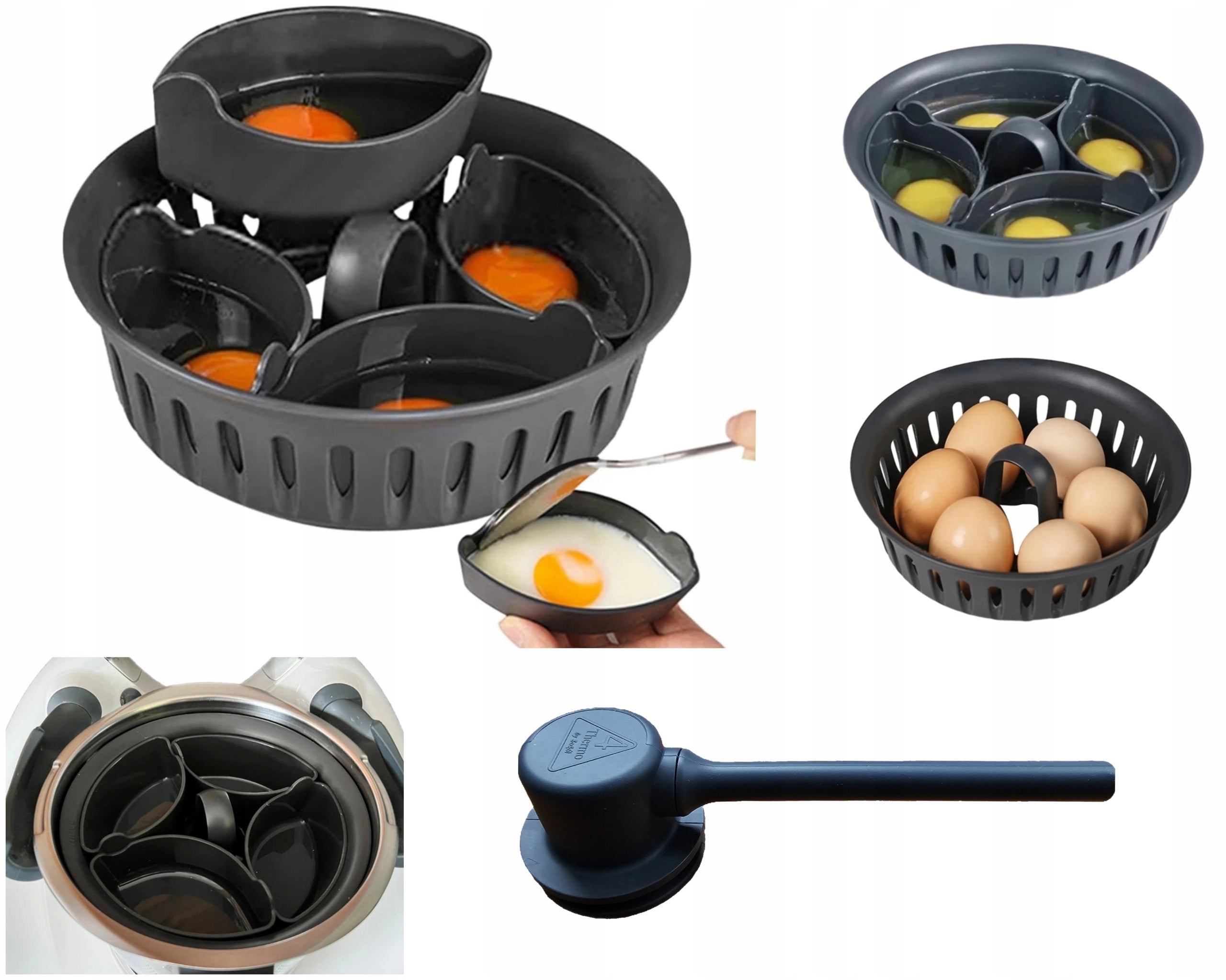 2in1 insert for steaming eggs in Thermomix