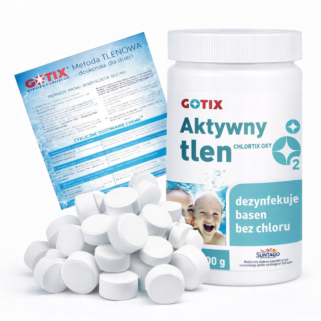 2in1 set ACTIVE OXYGEN 1kg + ANTIALGAE 1L chemistry for spa jacuzzi pool Customs tariff code 38089420