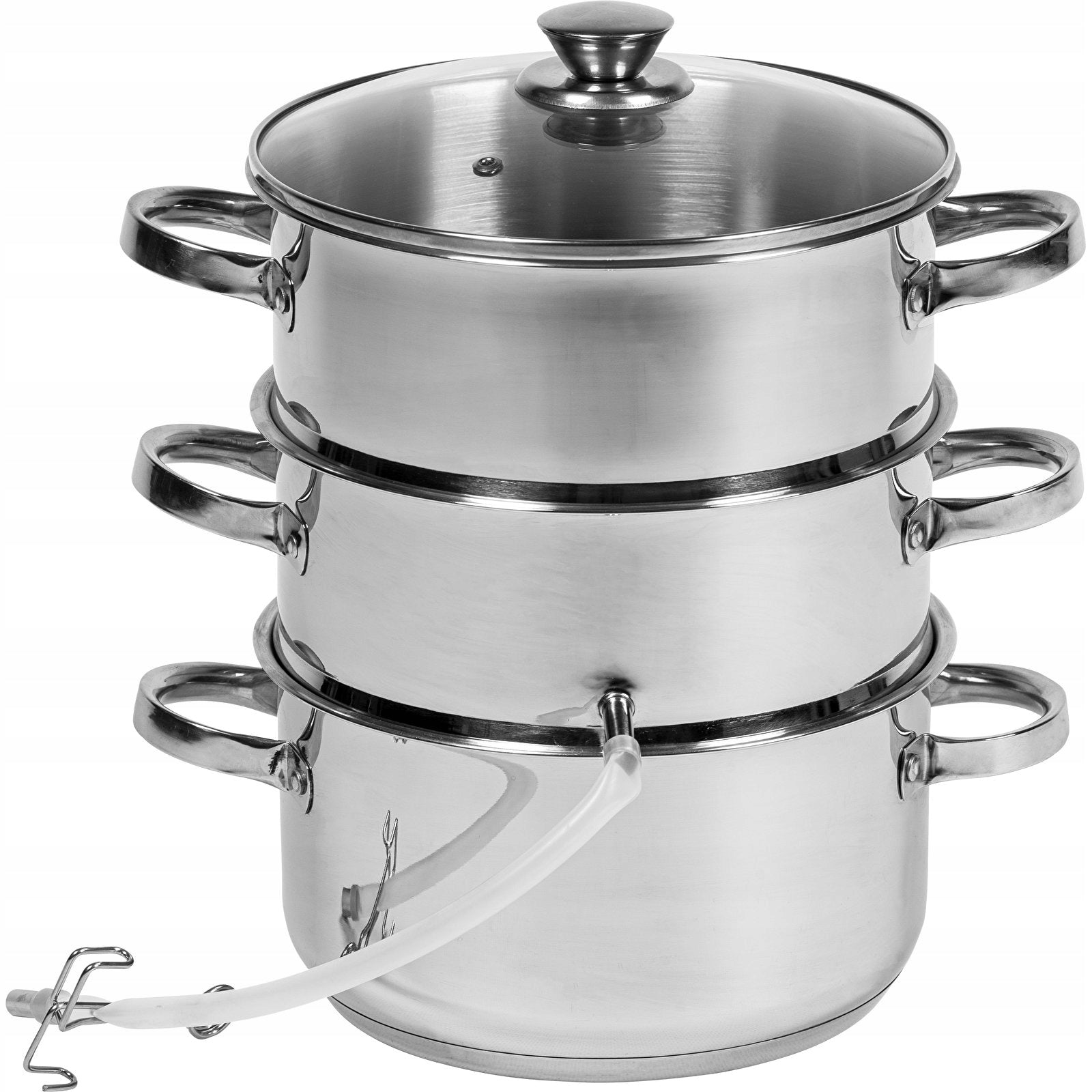 2in1 stainless steel juicer with a 5L steamer