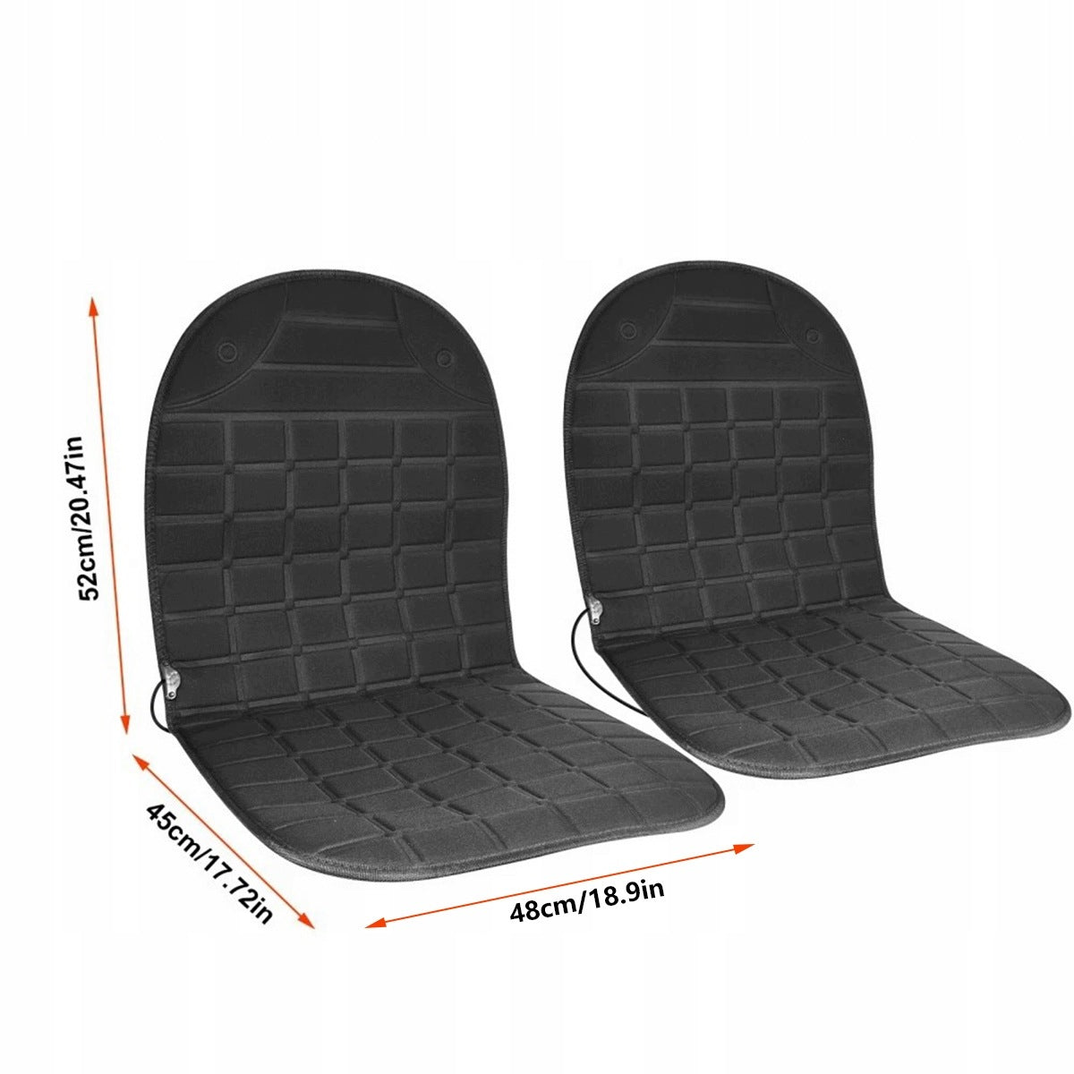 2pcs HEATING MAT FOR SEAT DOUBLE HEATED SEAT 12V FOR CAR Packaging status original