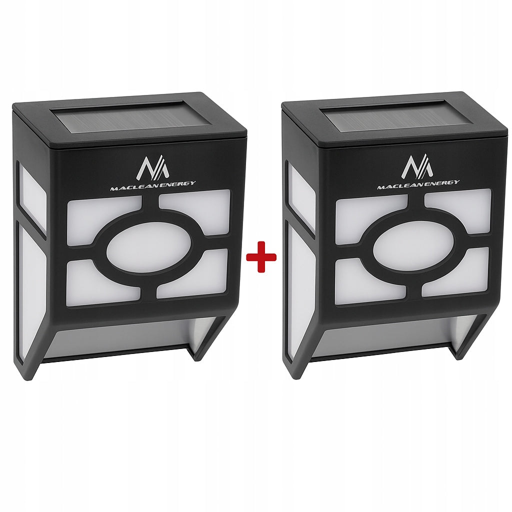 2pcs SOLAR LAMP LED Garden Wall Sconce Outdoor Fence Garden Fence