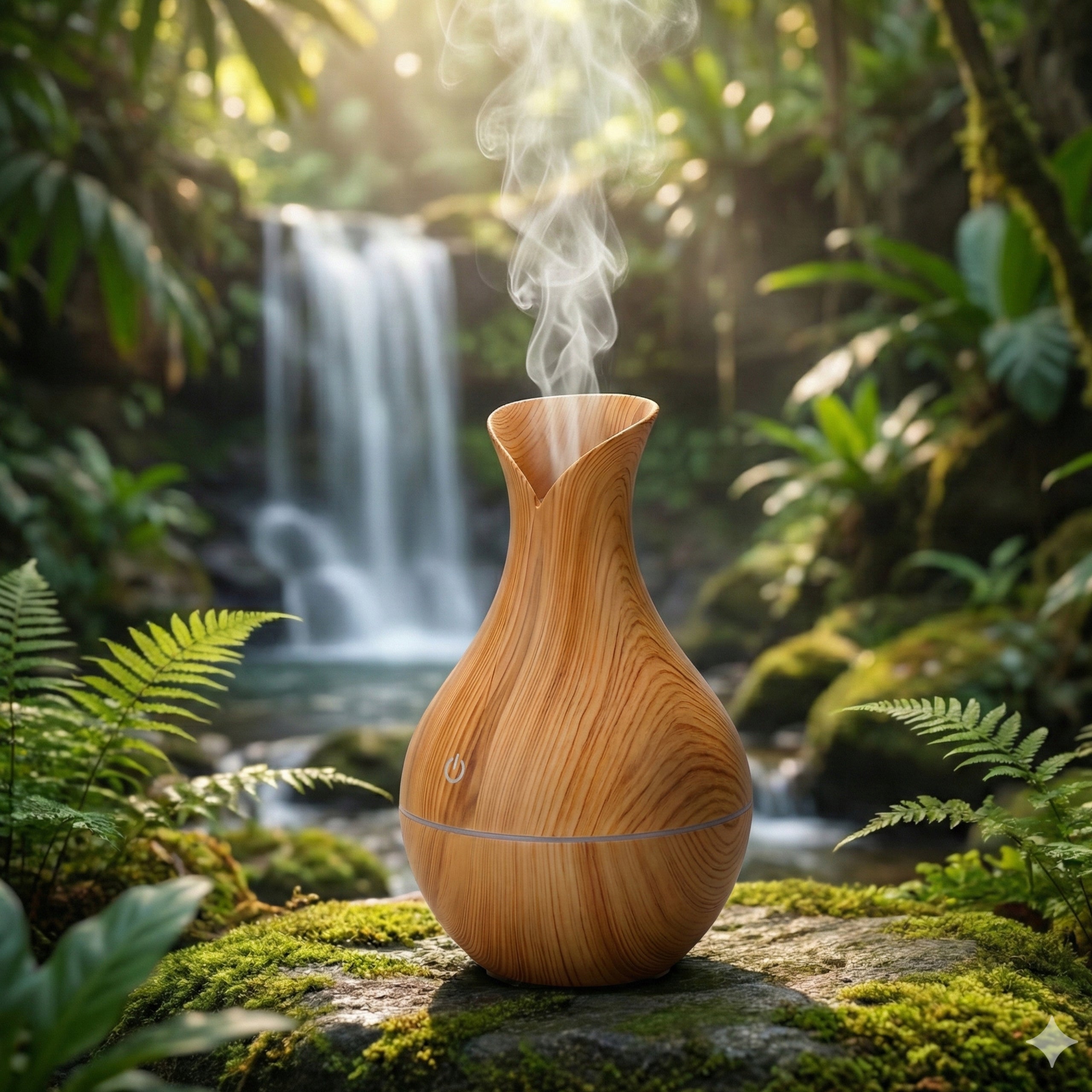 2x Air Humidifier Fragrance Diffuser + 12 Oils LED Light Mist Packaging status original