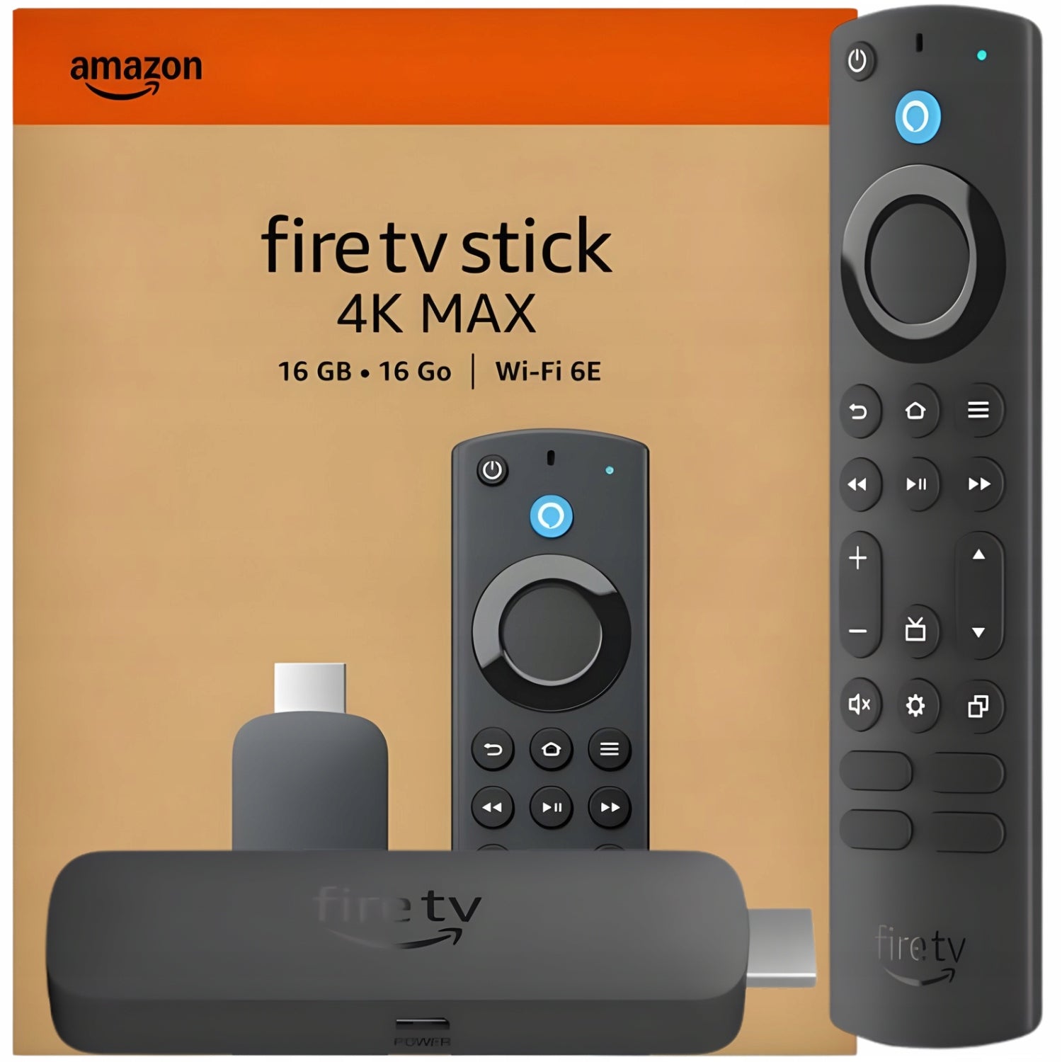 2x Amazon Fire Tv Stick 4k Max Wifi6 Alexa Hdr 8 G Media Player