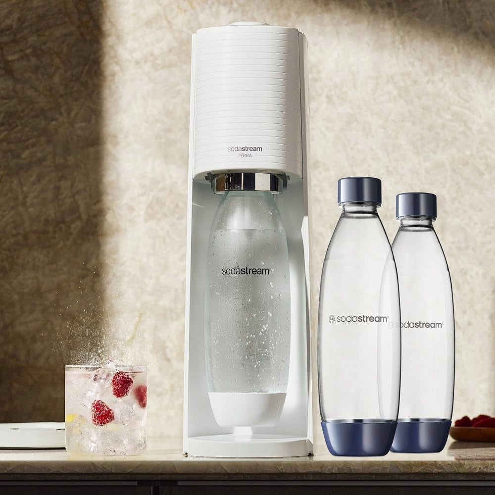 2x BOTTLES FOR SATURATOR SodaStream Fuse 1L TWO-PACK | FOR DISHWASHER Manufacturer code Butelki SodaStream Fresh Blue | DO ZMYWARKI