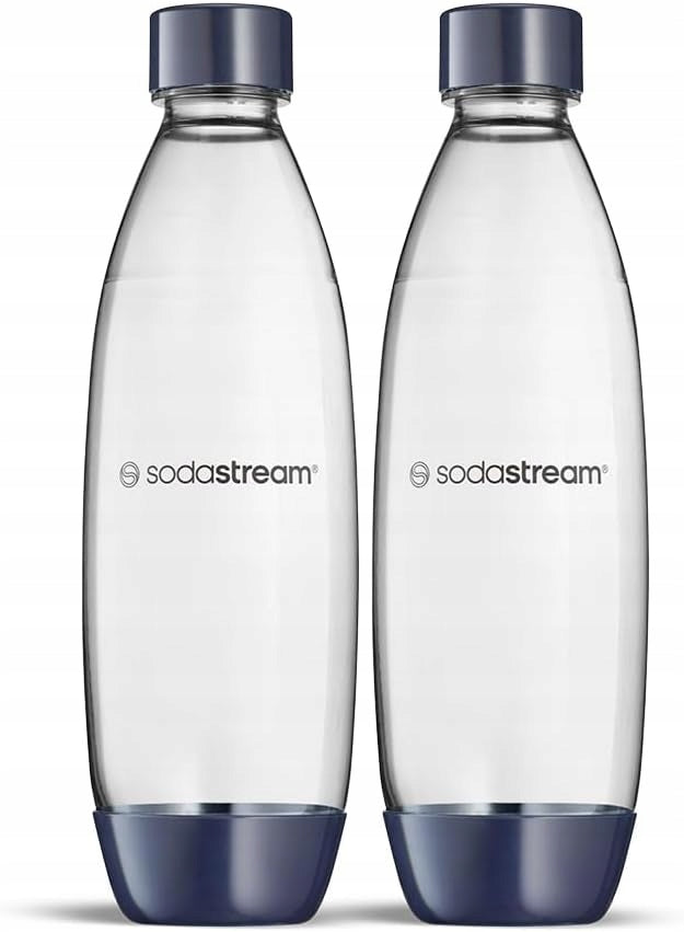 2x BOTTLES FOR SATURATOR SodaStream Fuse 1L TWO-PACK | FOR DISHWASHER