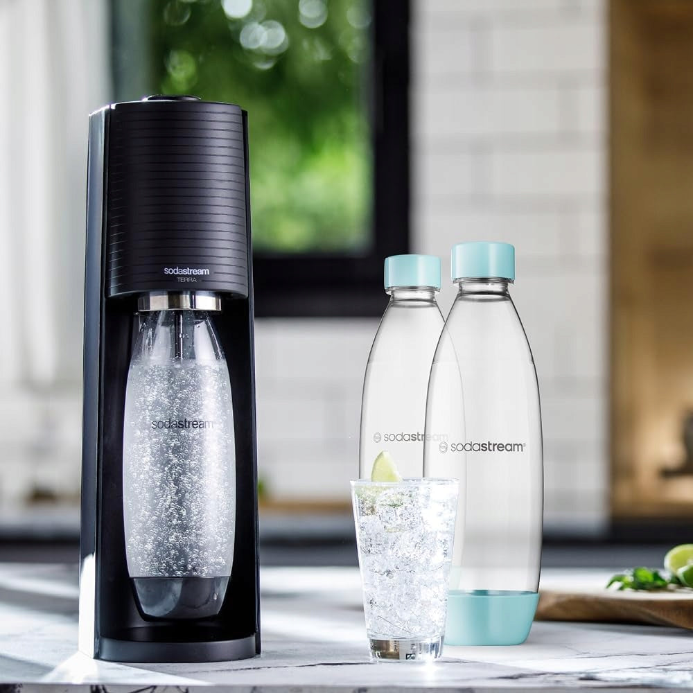 2x BOTTLES FOR SATURATOR SodaStream Fuse 1L TWO-PACK| LIMITED EDITION Manufacturer code Butelki SodaStream Fresh Blue | DO ZMYWARKI