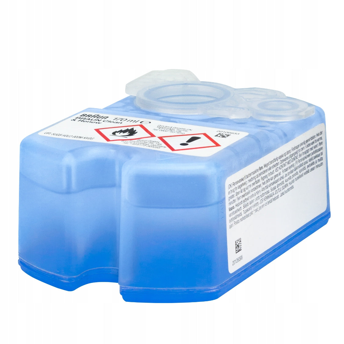 2x CARTRIDGE CLEANING LIQUID FOR SHAVERS BRAUN CCR CLEAN & RENEW REPLACEABLE Brand Braun