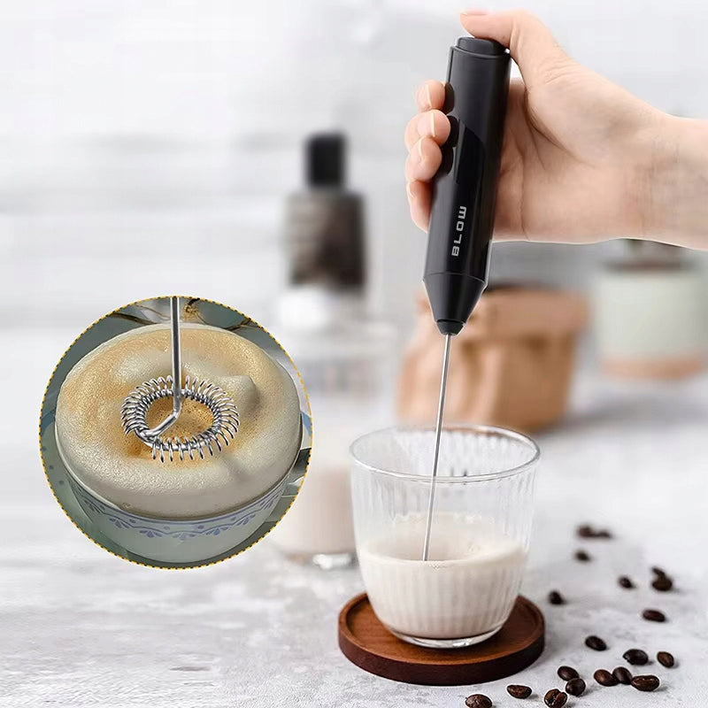 2x COFFEE MILK FROTHER MINI ELECTRIC MIXER HAND WAND BEATER EAN (GTIN) 5900804145943