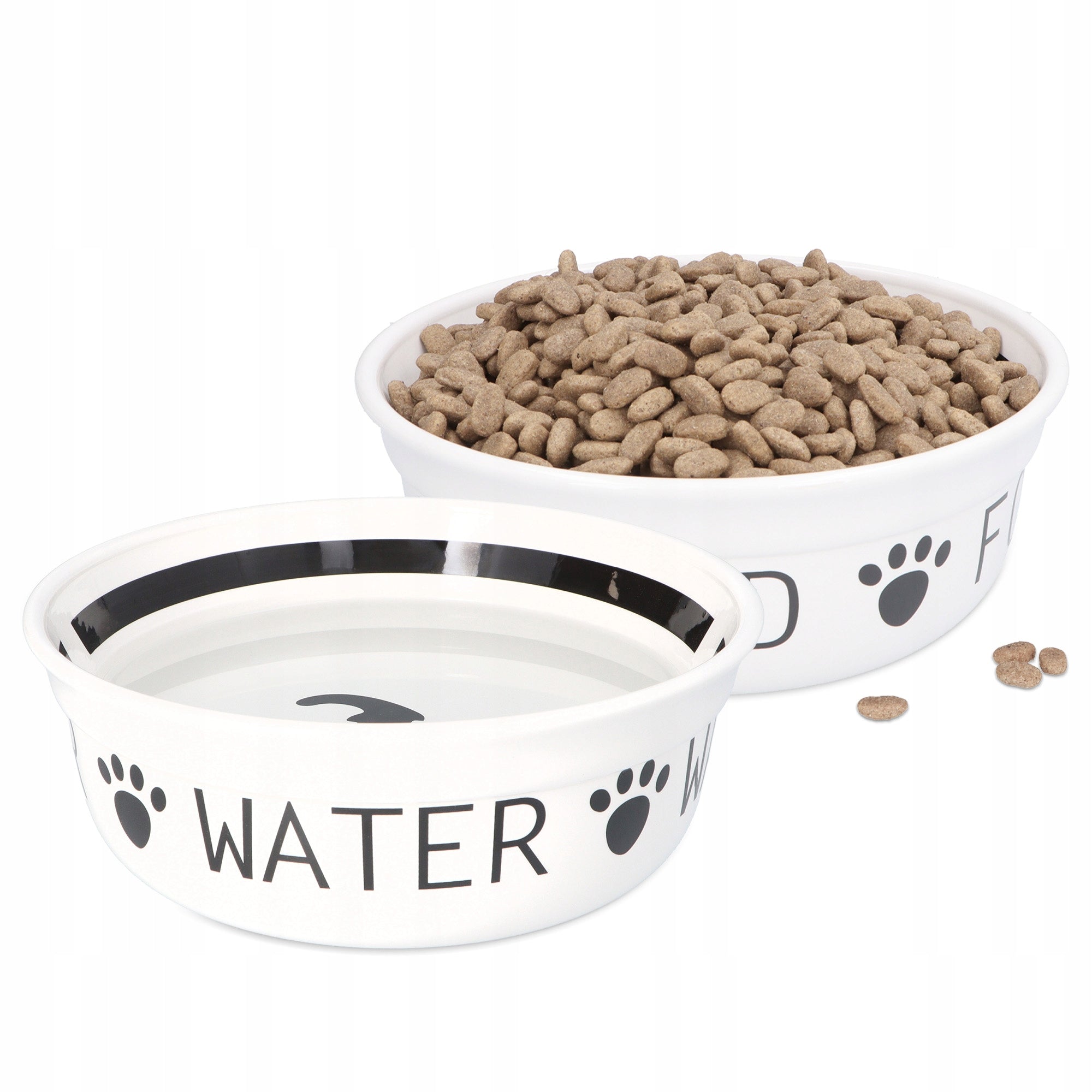2x DOG STAND BOWLS 2,6l CERAMIC Cups Stand LARGE DOG WATER Bowl 8K Brand no brand