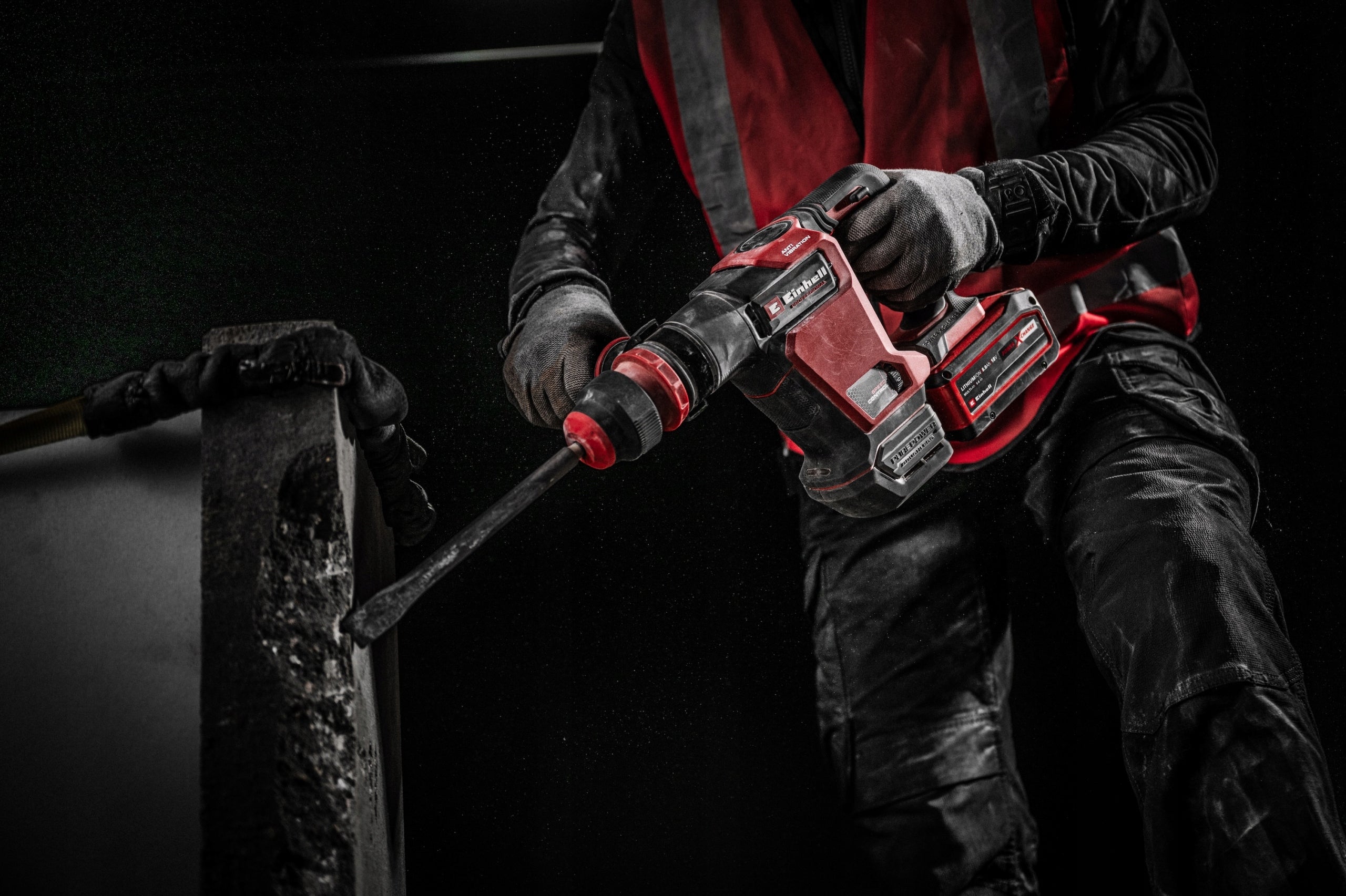 2x Demolition hammer TP-DH 18/4 LI BL-SOLO EINHELL Brand Einhell