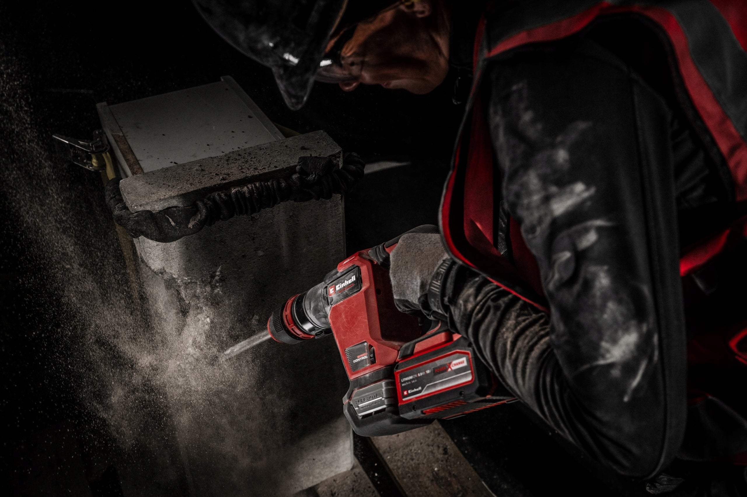 2x Demolition hammer TP-DH 18/4 LI BL-SOLO EINHELL Impact energy 4 J