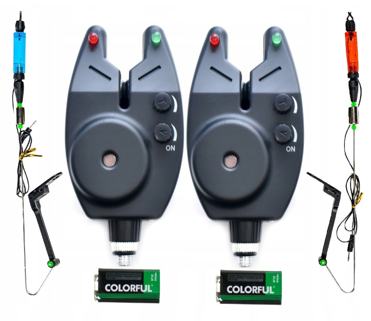 2x ELECTRONIC BITE Indicator 2x LED Swinger