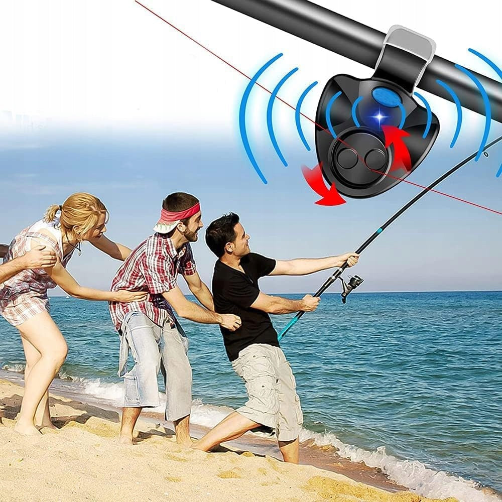 2x ELECTRONIC SENSITIVE FISH BITE ALARM LED INDICATOR ROD LIGHT Brand no brand