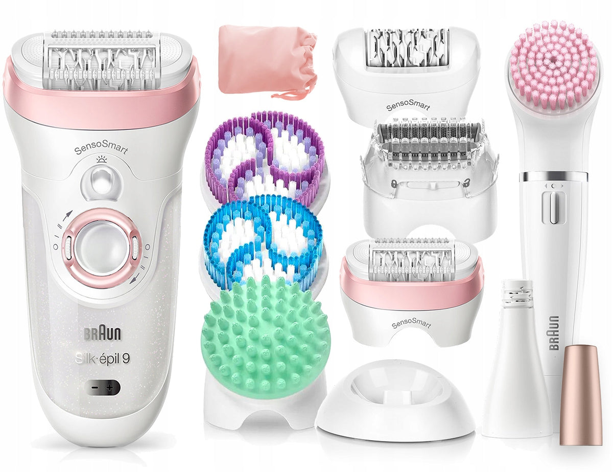 2x EPILATOR BRAUN Silk-epil 9 Sensosmart+ FOR FACE + SPA + FACE + SHAVER EAN (GTIN) 4210201222996