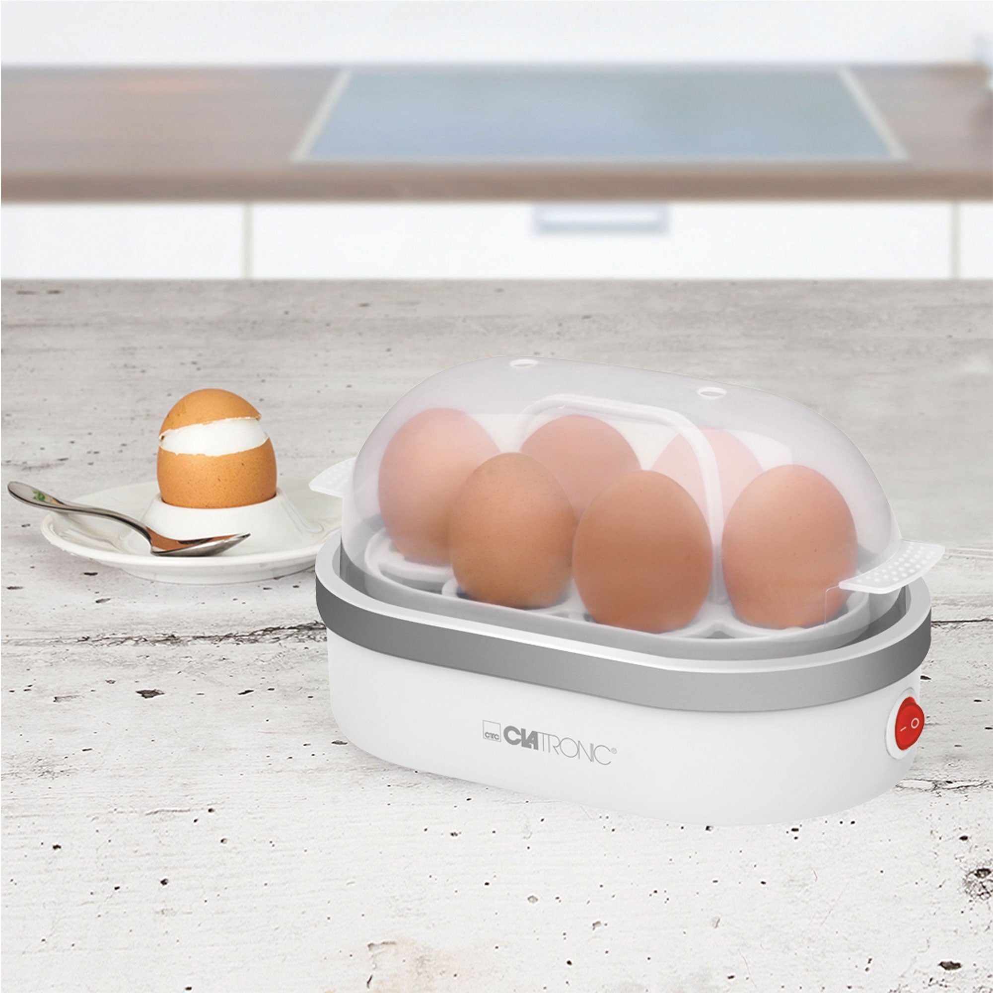 2x Egg cooker Clatronic EK 3497 Brand Clatronic
