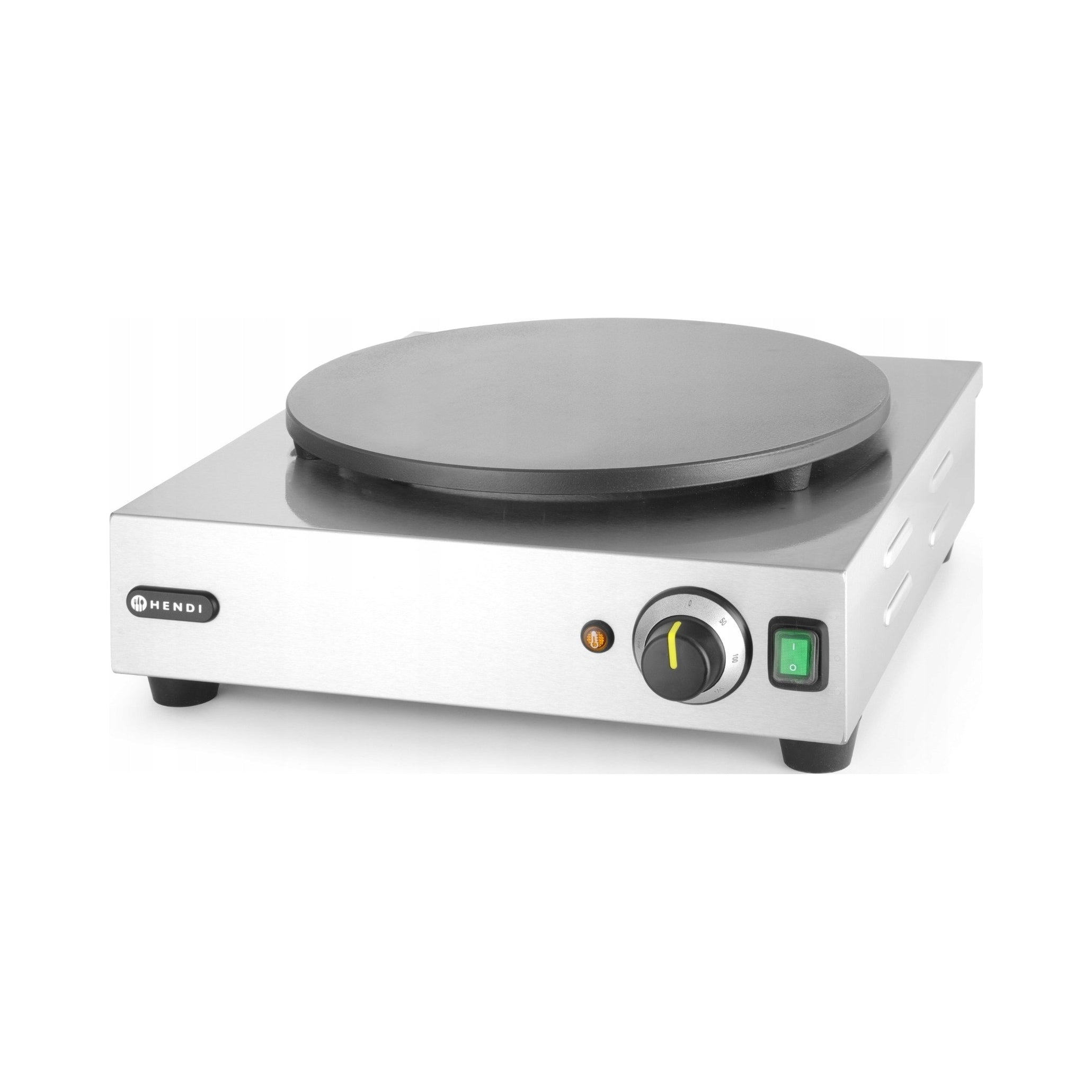 2x Electric round pancake maker diameter 40 cm 3000 W - Hendi 212028