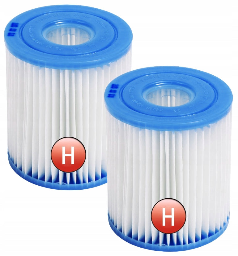 2x FILTER FOR POOL PUMP 28602 INTEX FILTER CARTRIDGE TYPE H