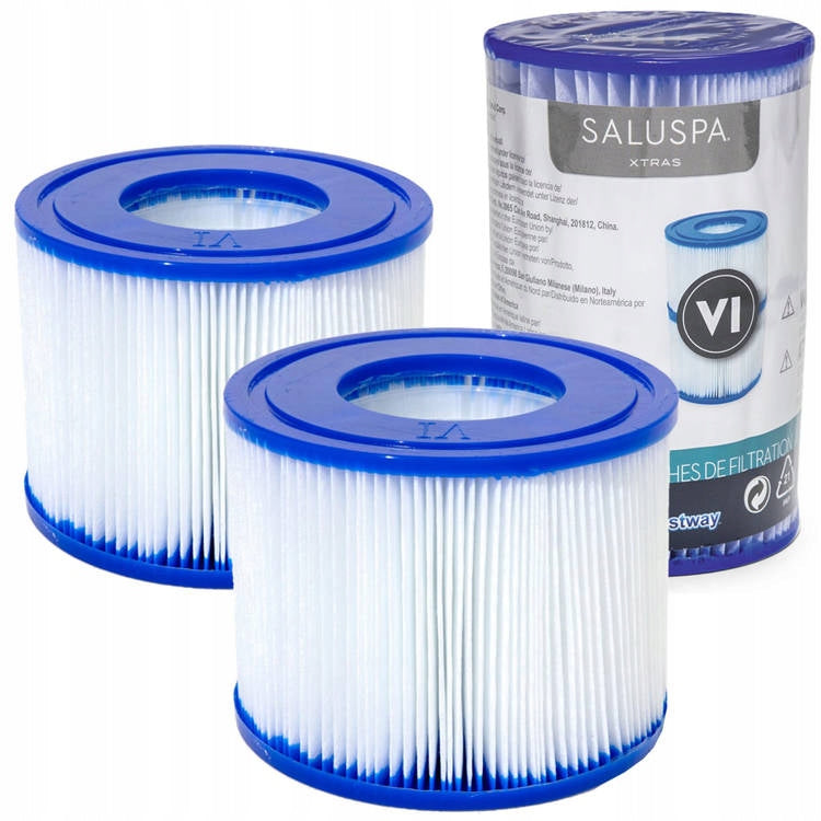 2x FILTER FOR SPA PUMP JACUZZI BESTWAY ORIGINAL CARTRIDGE TYPE VI Manufacturer code 58323