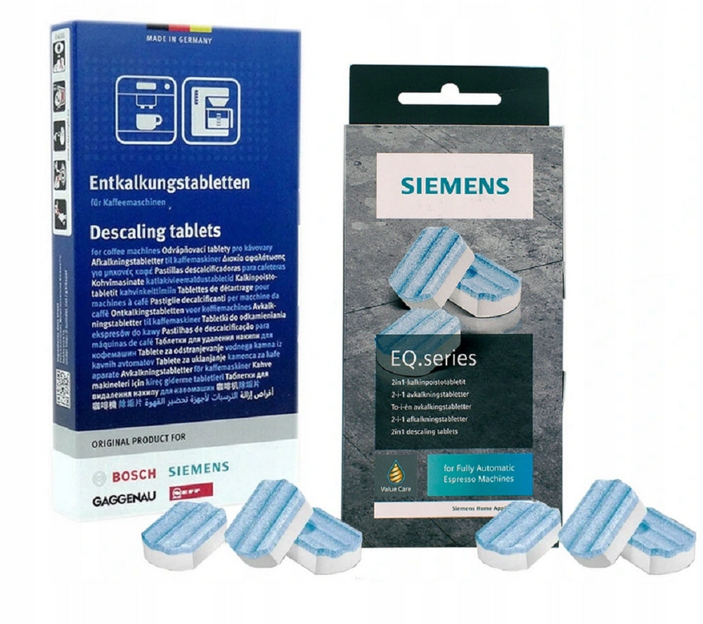 2x Filter for Siemens EQ.3 EQ.5 EQ.9 + Descaler TZ80002 Type replacement