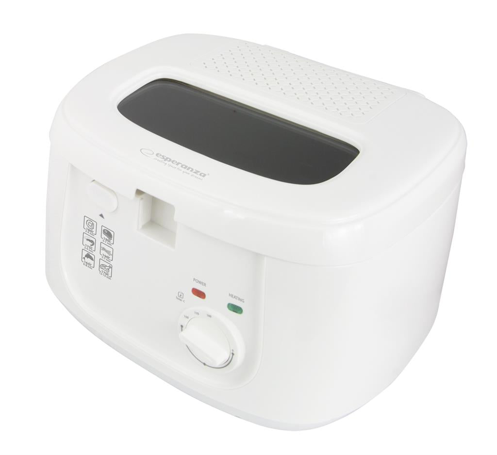 2x Fryer Esperanza SPRING ROLL ECG012 (2,5 l; 1800W; white) Brand Esperanza