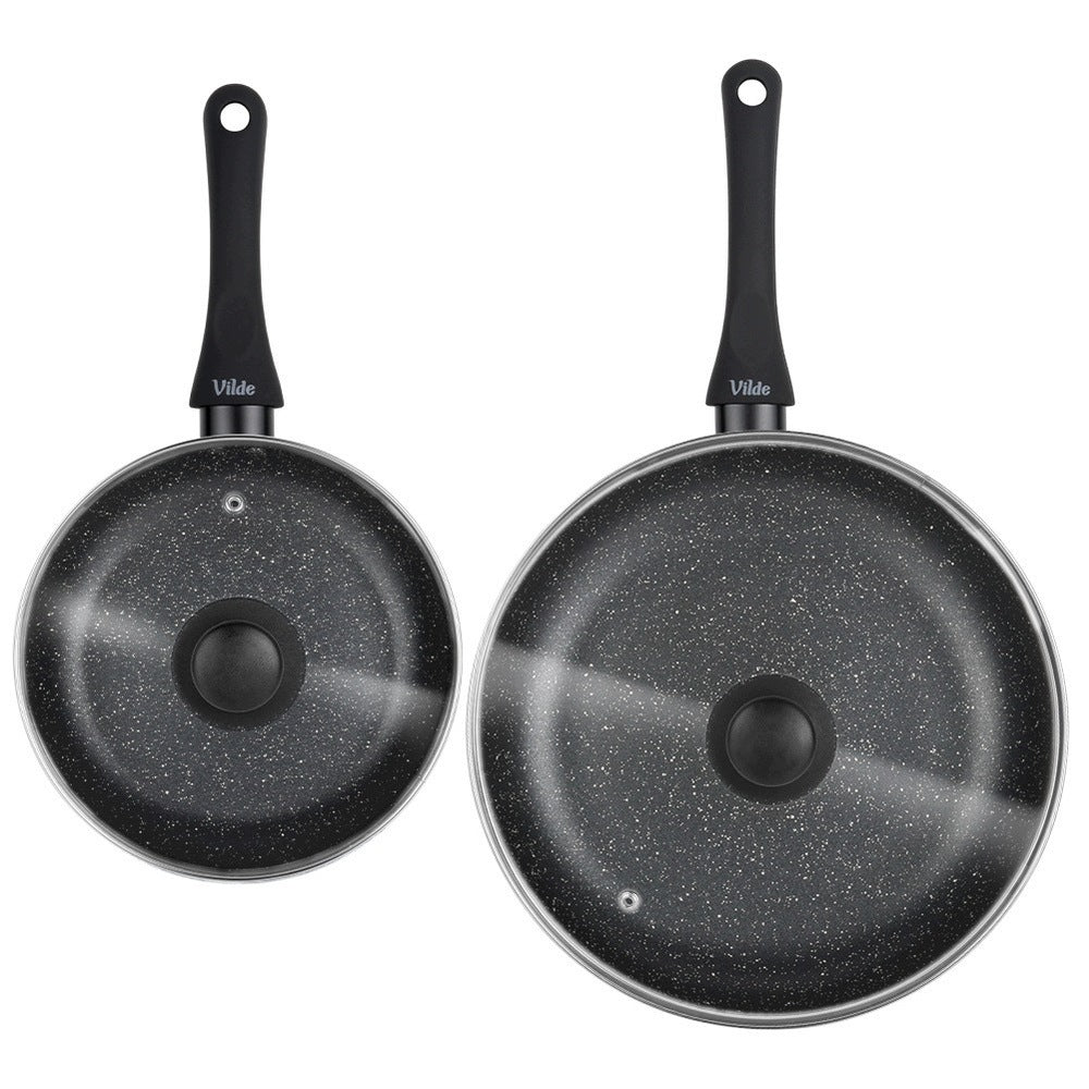 2x GRANITE pan with lid set of pans with lids VILDE 20 28 cm Manufacturer code 5900670119758