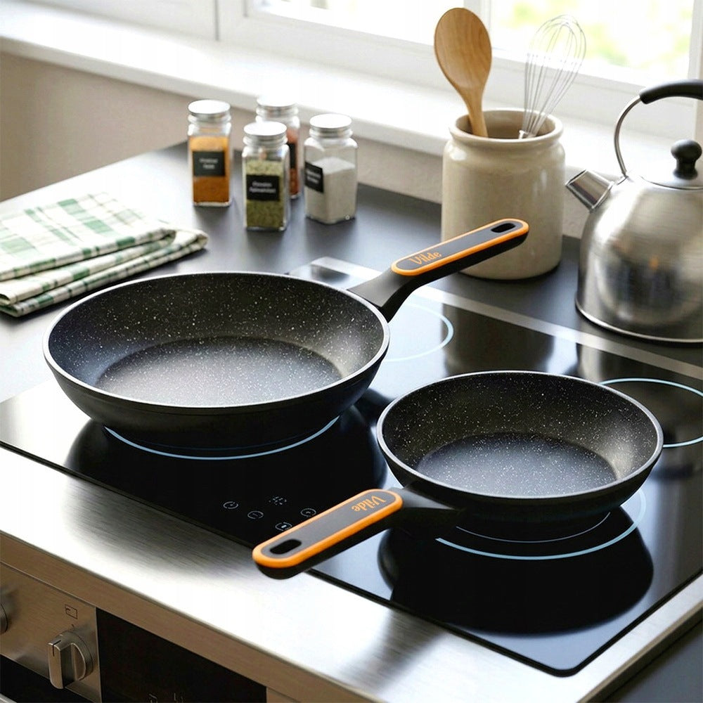 2x GRANITe frying pan for frying stewing pan set VILDE 20 24 cm Packaging status original