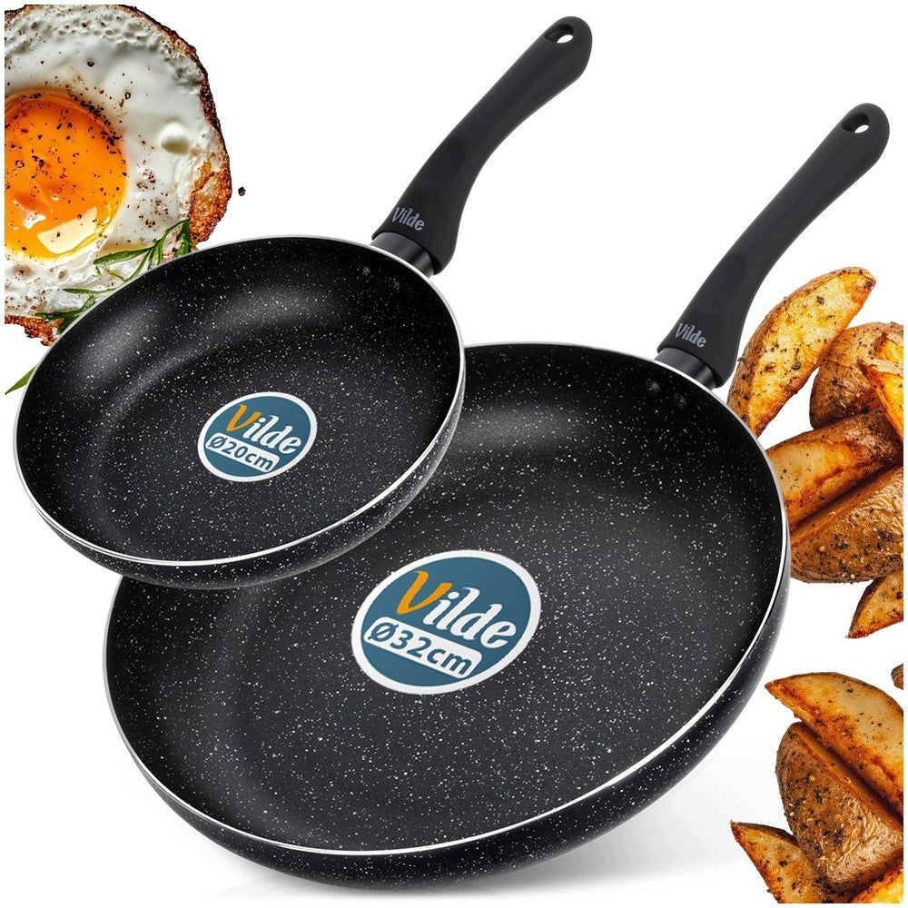 2x GRANITe frying pan for frying stewing pan set VILDE 20 32 cm