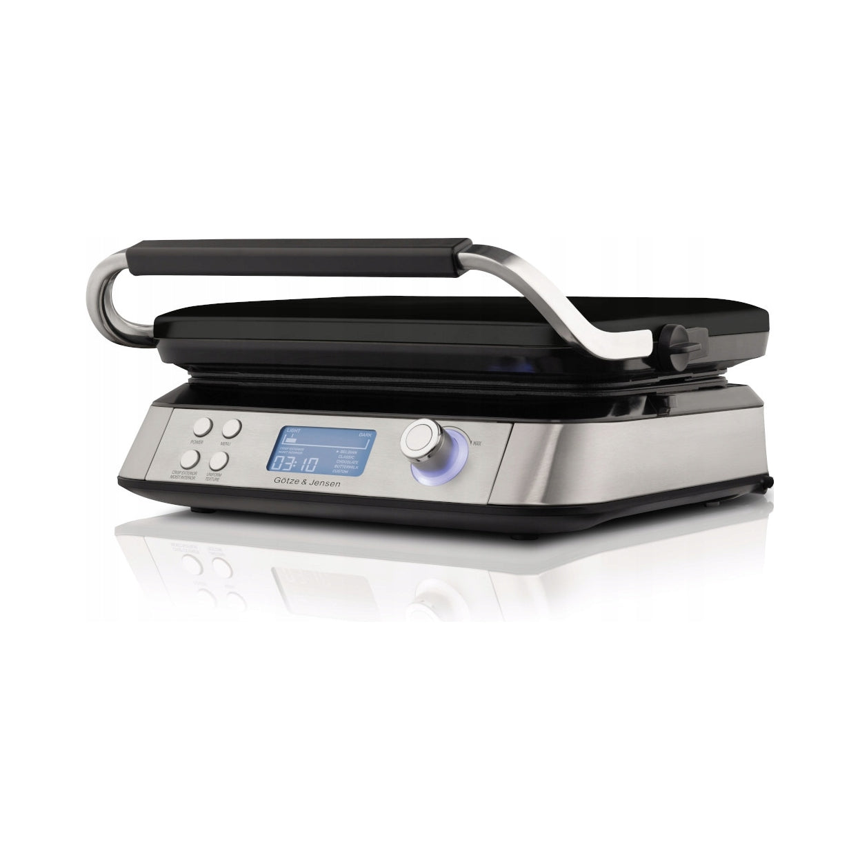2x Gotze Waffle Iron Jensen 894499 1600 W Silver Grey Model DW900