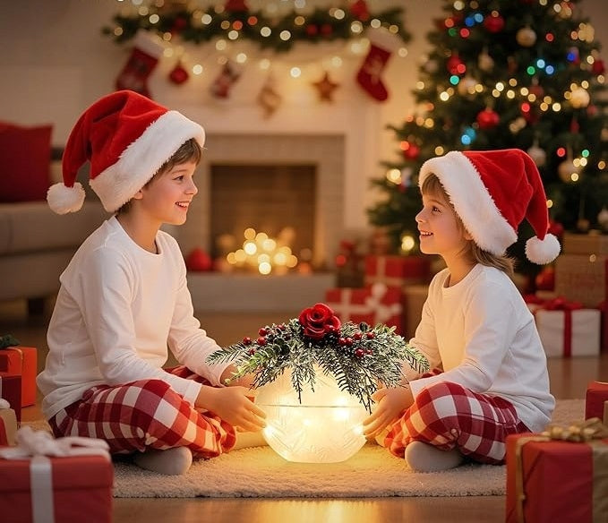 2x HANGING LED LIGHT BALL MAGIC BATTERY OPERATED CHRISTMAS DECORATION Brand no brand
