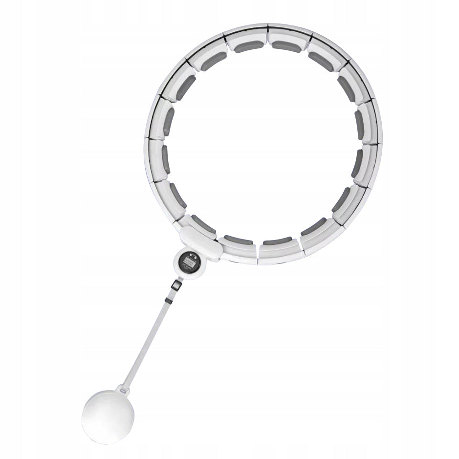 2x Hula Hop With Protrusions Trizand 35 Cm White Diameter 35 cm