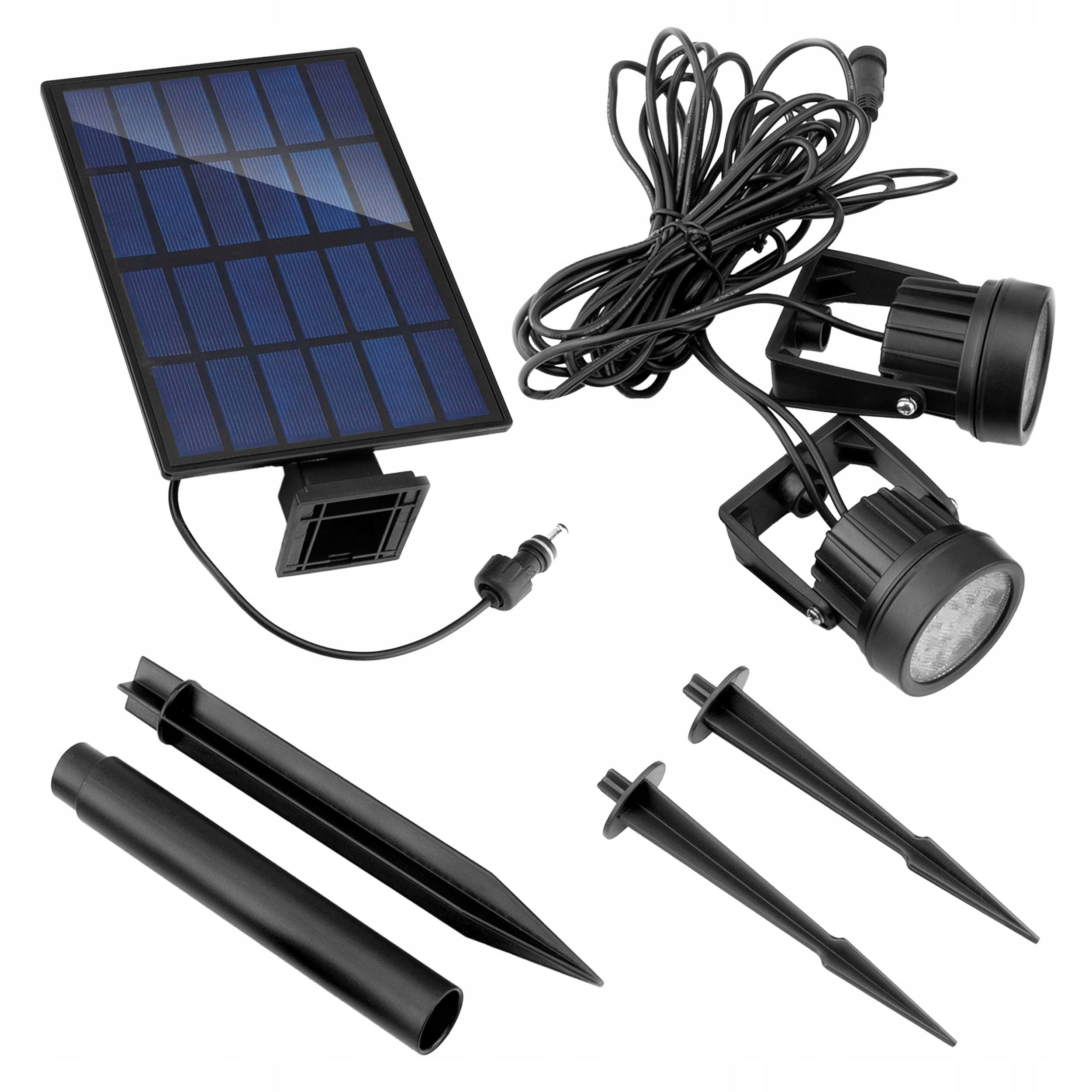 2x LED Garden Headlight Punched Solar Skewer Solar Lamp IP44 EAN (GTIN) 5905476779618