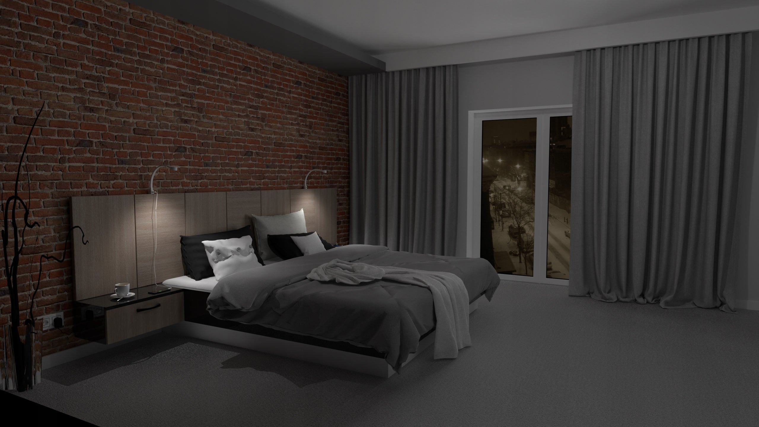 2x LED Night Light for Bedroom Reading Bed Flexible White FLEXI R Set Manufacturer code furnika