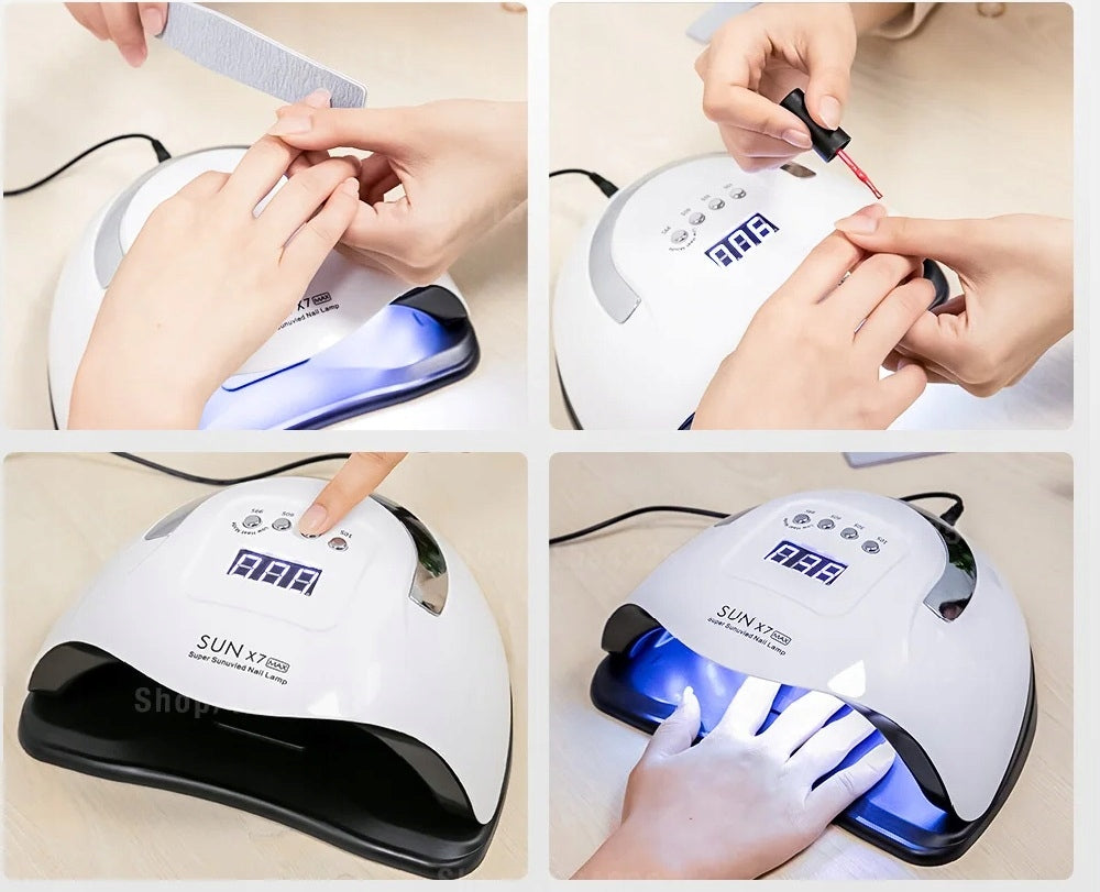 2x LED UV Lamp Lewer Sun X10 Max 280W White Model Sun x10 Max