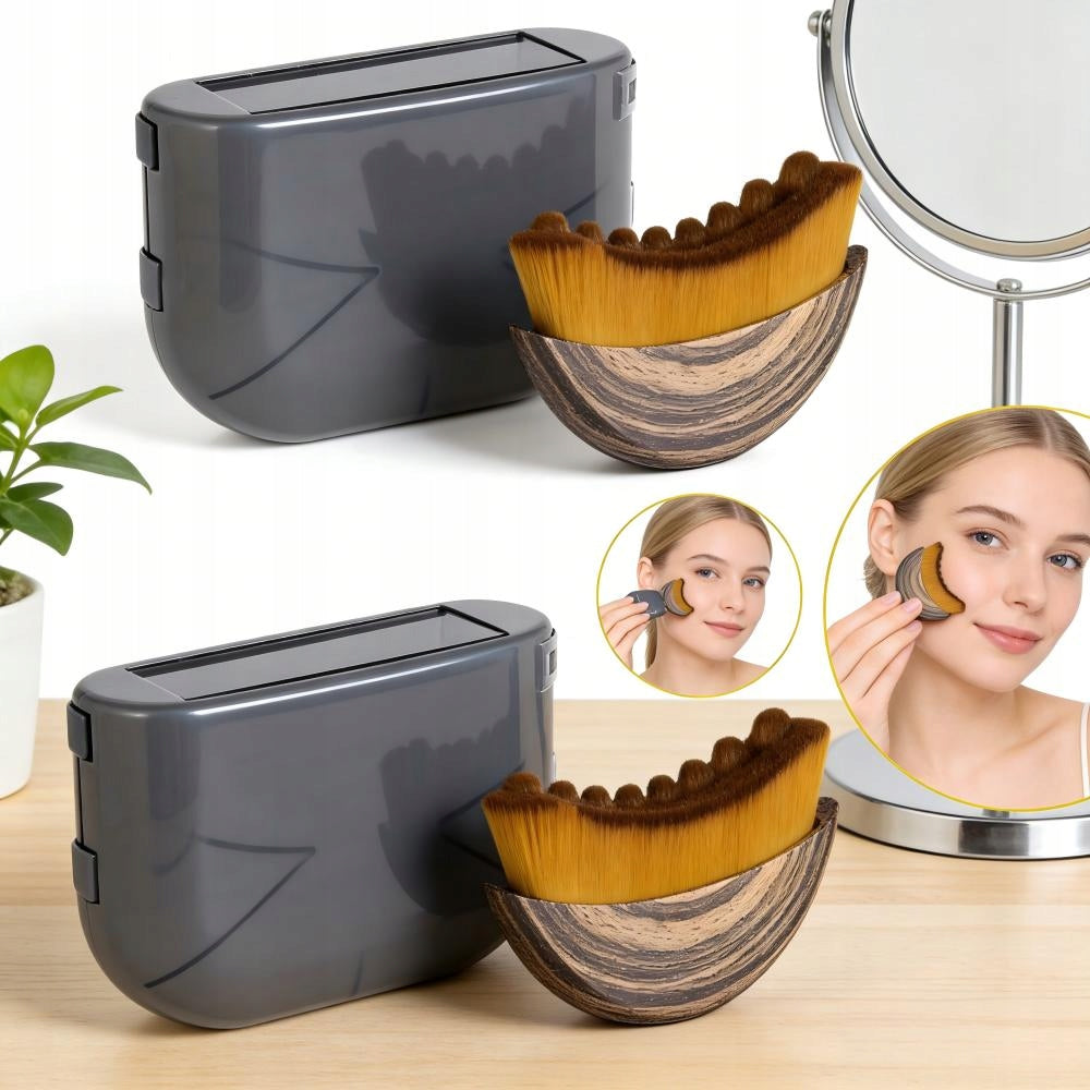 2x Lymphatic Drainage Face Massager Lymph Contour Brush